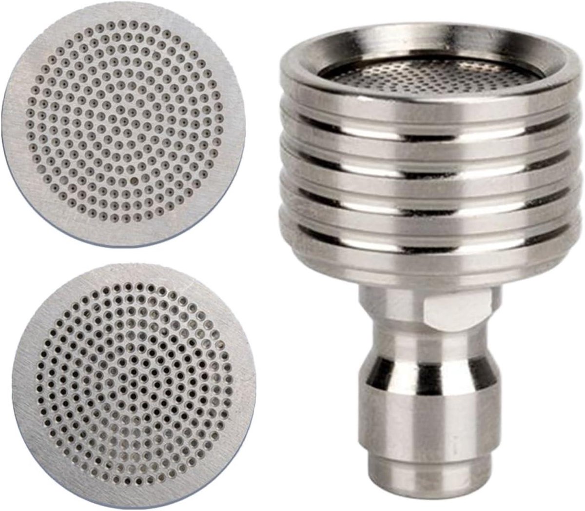 Hogedruksproeiers - Druksproeier opzetstukken - Veelzijdig reinigen - Drie sproeimodi - 1/4 inch snelkoppeling - Zilver