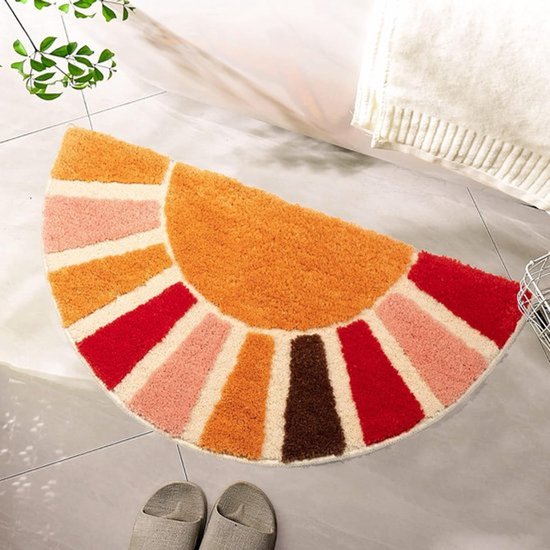Badmat Antislip - Regenboog - 40x60 cm