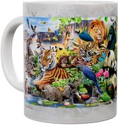 Wilde dieren Around the world - Mok 440ml 440