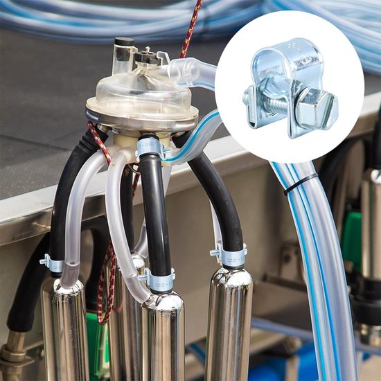 Set van 10 Verstelbare Mini Slangklemmen voor Waterleidingen, Luchtleidingen en Siliconen Slangen (6-8mm) — afbeelding 5