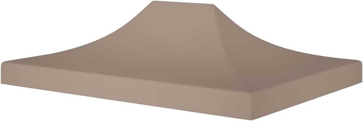 Tentdak Vervanging - Gazebo Dak - Buiten Beschermen - UV Waterbestendig - 410 x 280 cm - Taupe