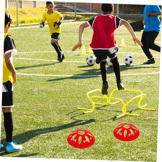 Voetbal Trainingsschijven - Agility Kegels Pionnen - Sporttraining Verbeteren - Duurzaam Flexibel PE Materiaal — afbeelding 3