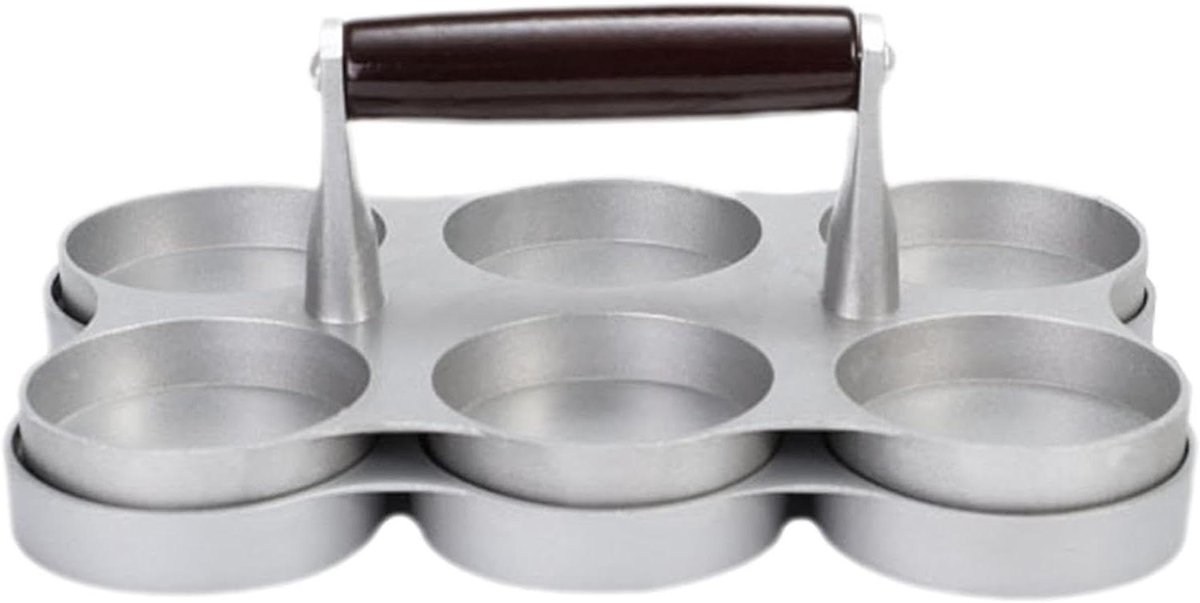 Hamburger Pers Patty Maker - Burger Vorm - Burgers Maken - 6 Patty's Tegelijk