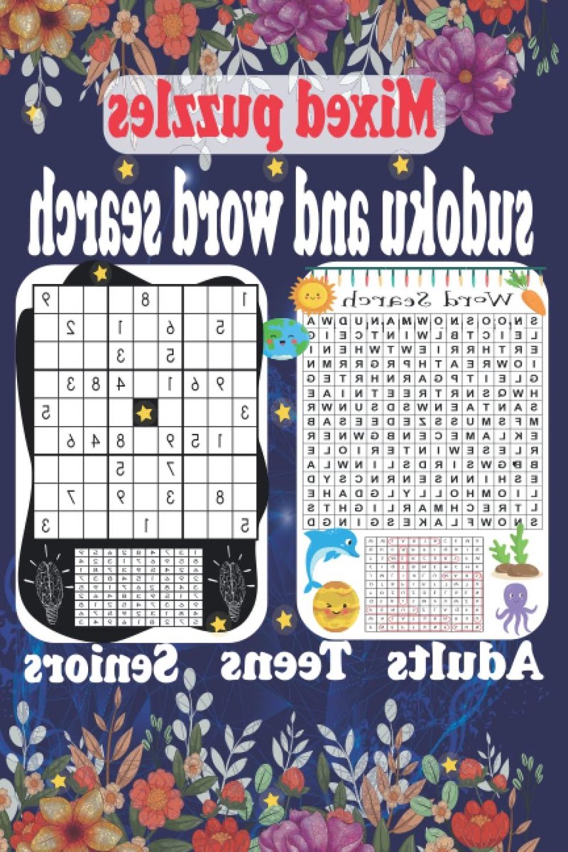 Puzzelboek Mix - Logische Spellen - Hersenen Trainen - 200 Pagina's - 6x9 Inch - Niet Van Toepassing