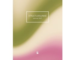 Structuurjunkie Planner 2027 – Agenda met Jaar-, Maand- & Weekoverzicht, Habittracker & A6 Notitieboekje