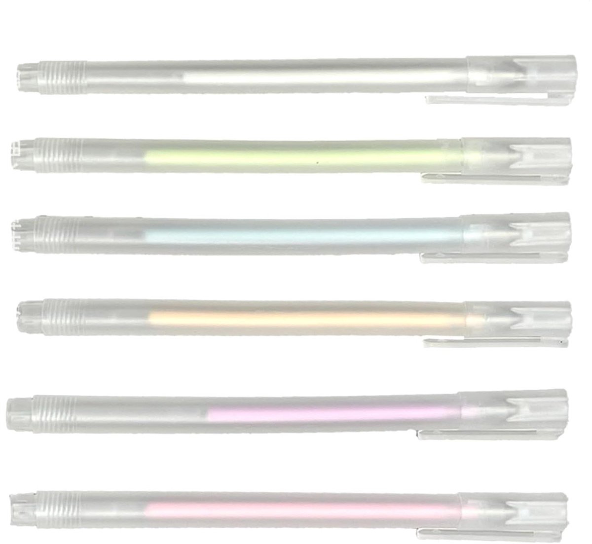 Lijmstiften Knutselen - Knutsellijm Pennen - Scrapbooking Maken - Fijne Punt - 6 Stuks - Multi Color