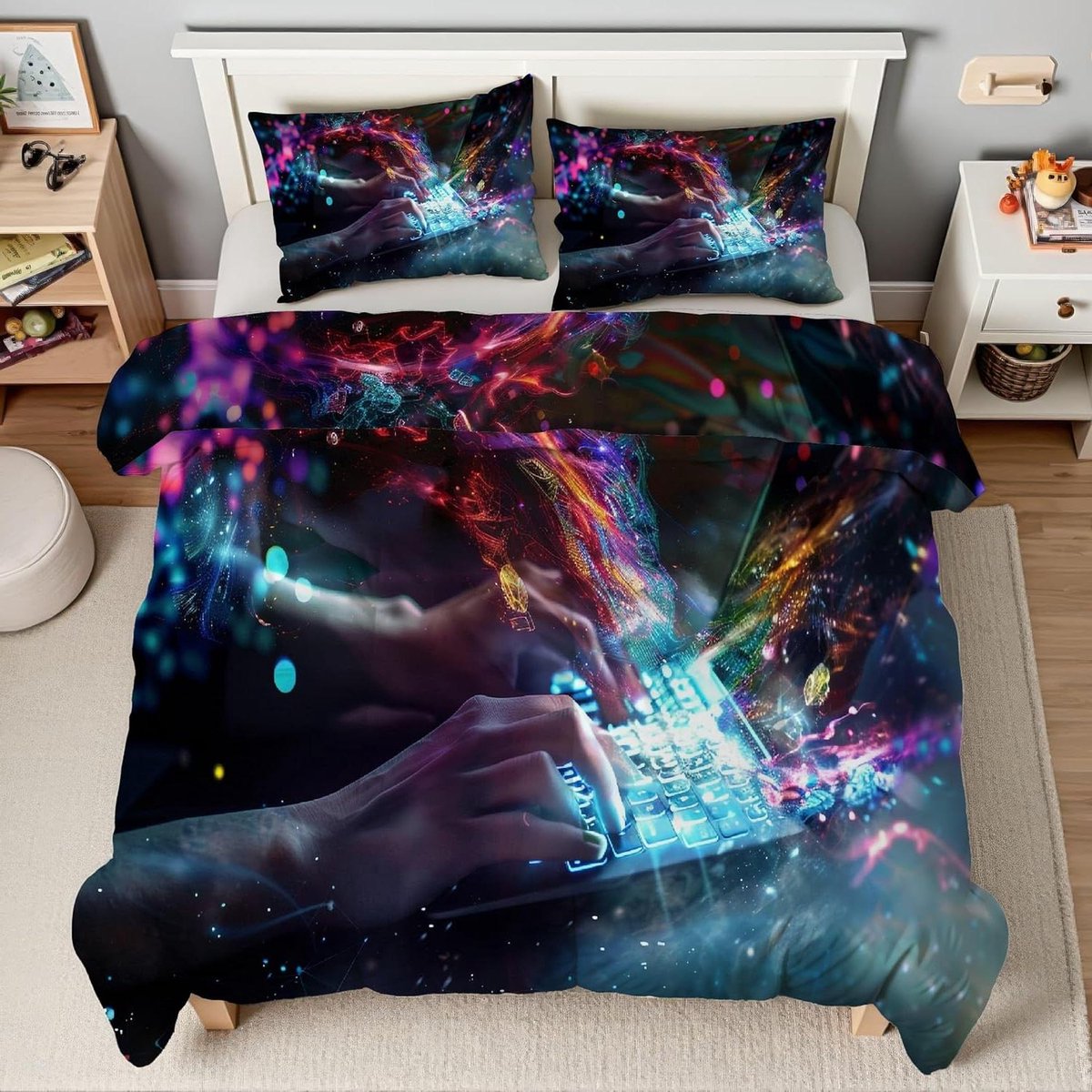 Dekbed Set - Dekbed met sloop - Lekker Slapen - Zacht en warm - 220x240 cm - Technologie P