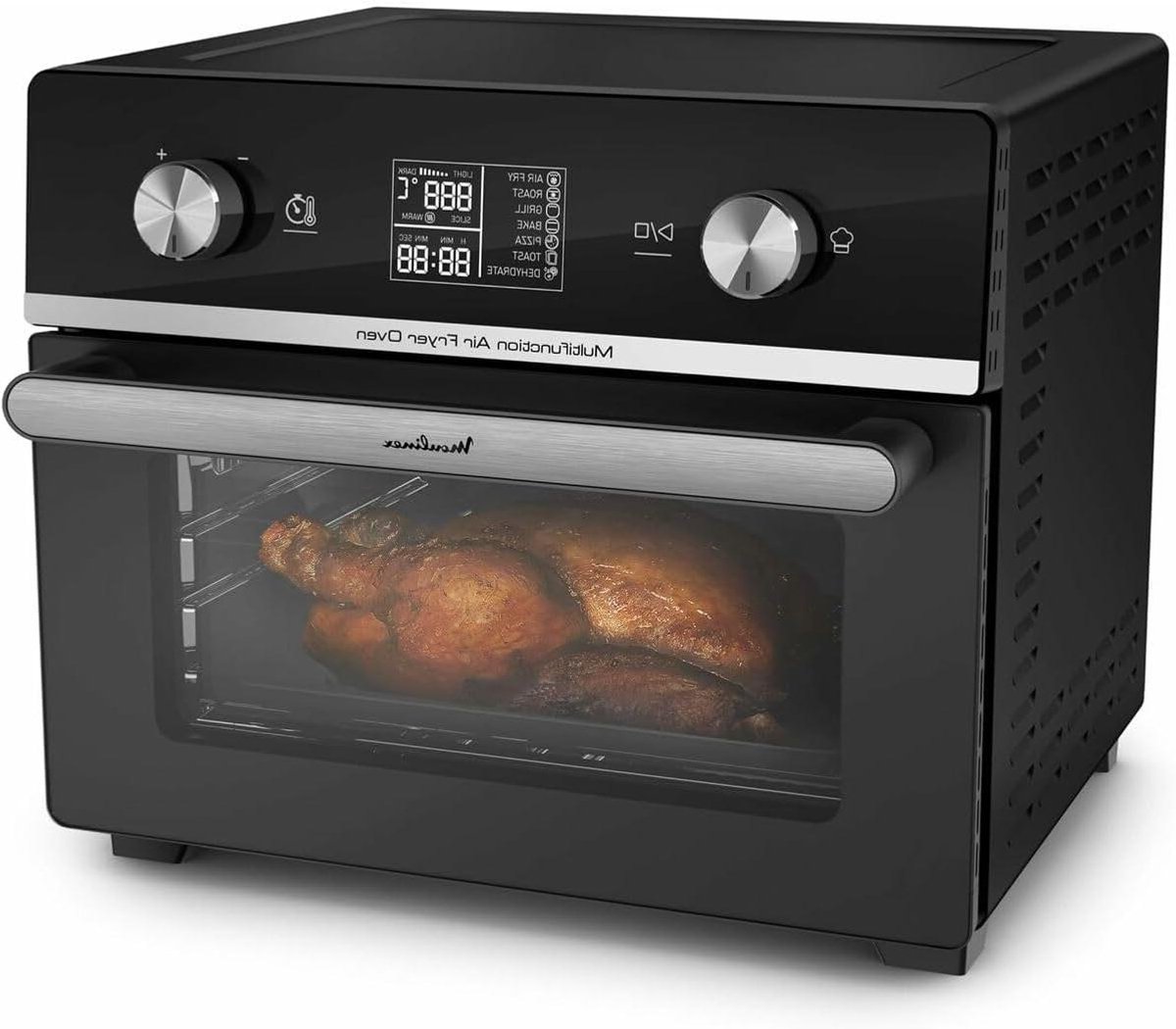 Airfryer - Hete Lucht Oven - Gezond Bakken - Touch Bediening - 34 cm Hoogte - Zwart