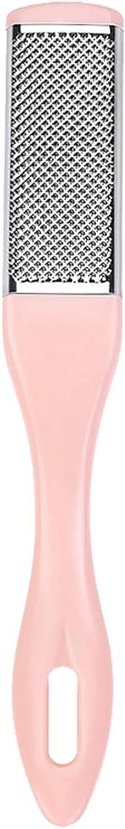Voetvijl Eeltverwijderaar - Pedicure Rasp - Gladde Huid - Ergonomische Handgreep - 23 x 8.5 cm - Zilverkleurig