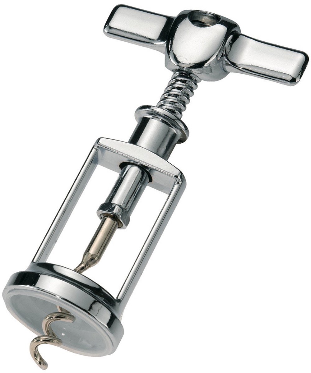 Westmark Kurkentrekker met kap, spiraal met kern, staal, verchroomd, 60182270