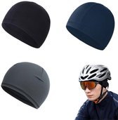 Fietsmuts Geschikt Voor onder Helm - 3 stuks - Helmmuts - Fietsmuts - Sneldrogend - Ventilerend - Zonbeschermende helmvoering - Unisex - Helmmuts Geschikt Voor Fiets / Scooter / Motor