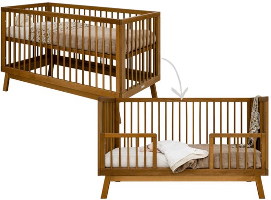 Bopita Kaleo Bedbank – 70 x 140 cm – Rose Wood