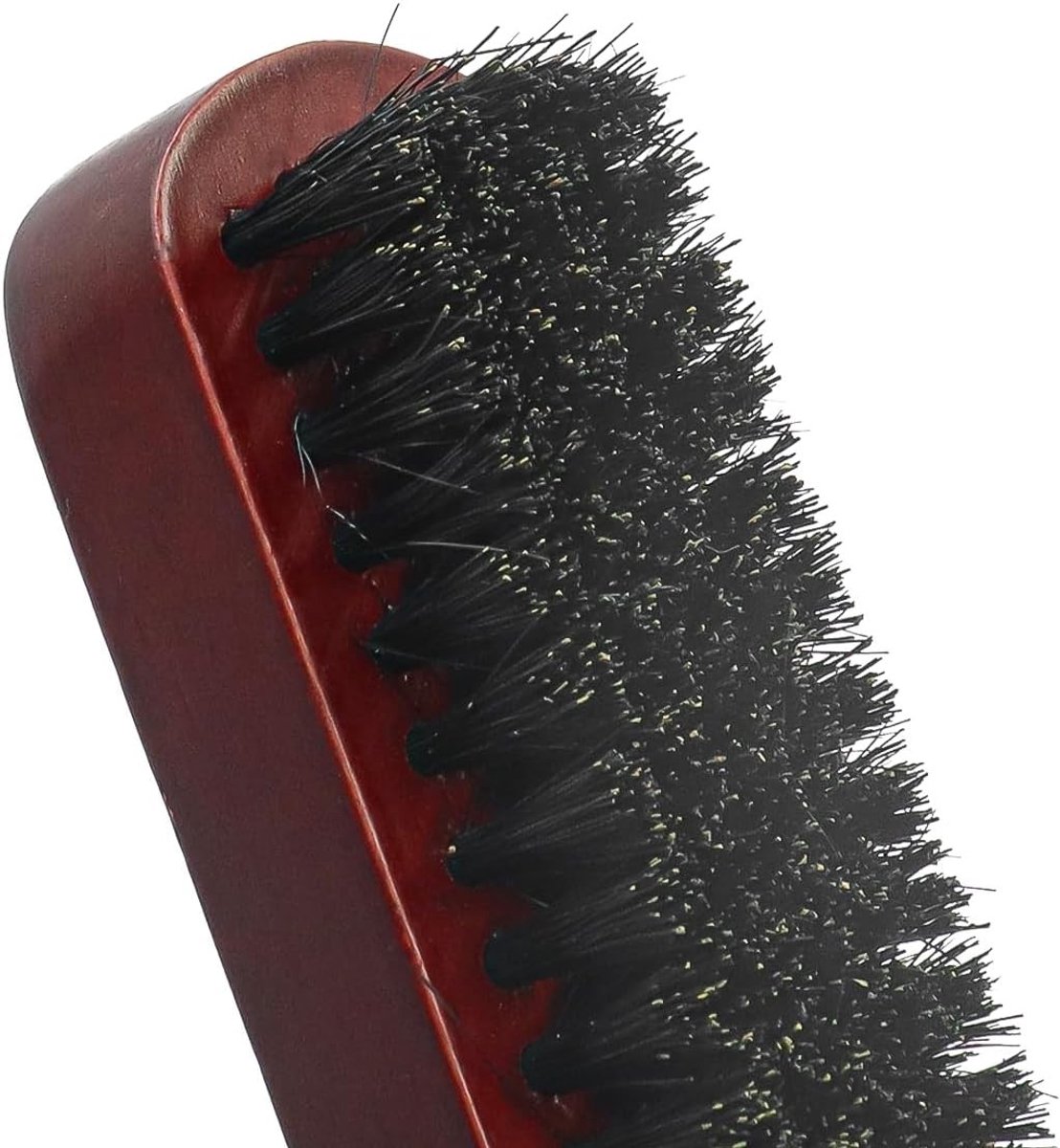Slim Bun Borstel met Houten Handvat - Tease Haarborstel en Baardborstel voor Mannen, Perfect voor Stijl en Volumeverhoging