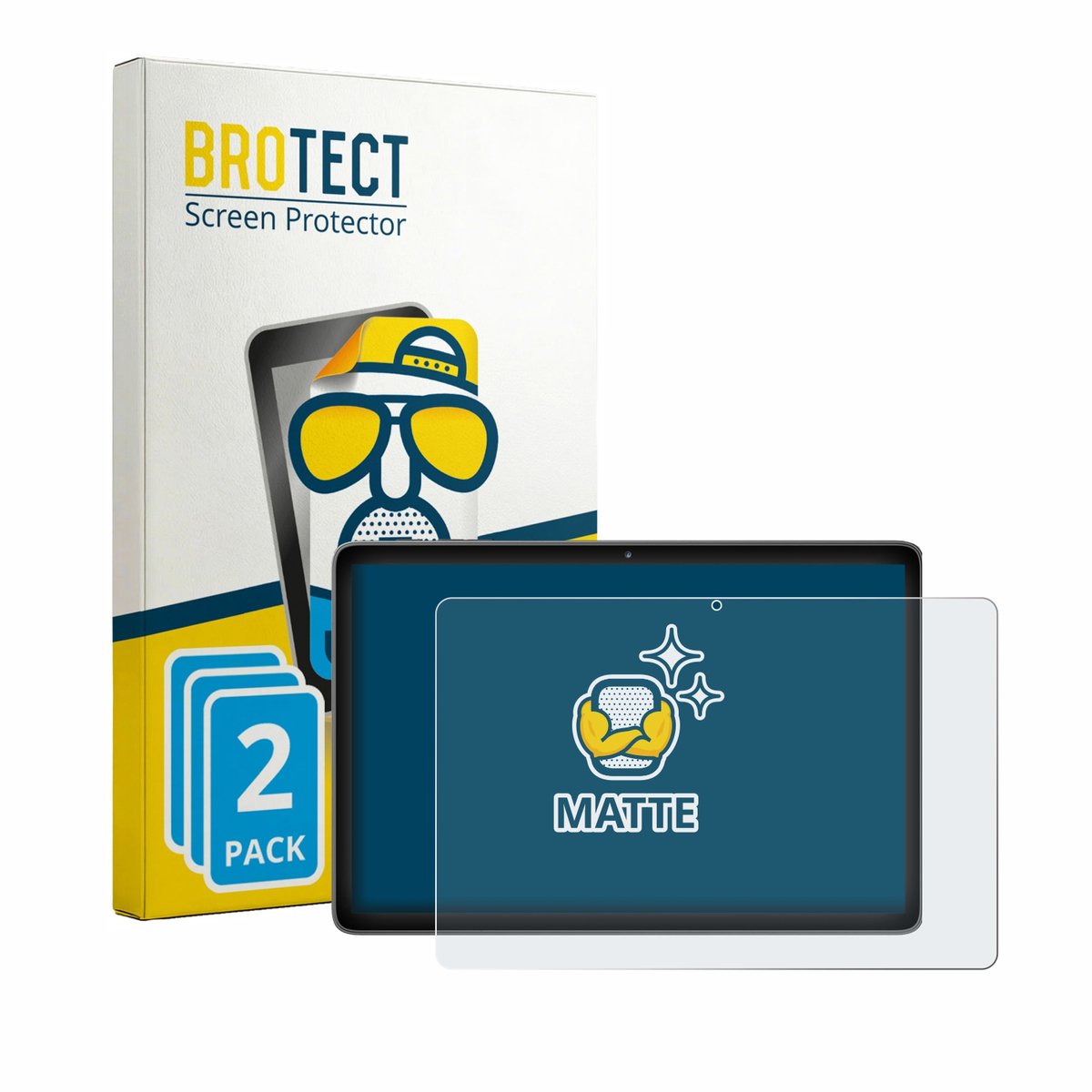 BROTECT - Screenprotector voor Mentume K30 10.1" - Folie Beschermfolie matte 2 Stuks