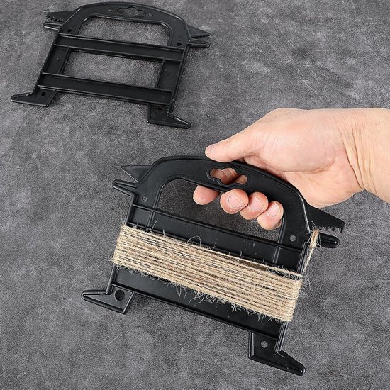 Kabelopberger zonder knopen - 2 stuks lichtgewicht kettingwinder voor paracord, organizer en reel voor touw en kabels — afbeelding 3
