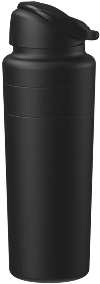KeepCup Ora Lekvrije RVS Waterfles met Rietje Zwart 700ml