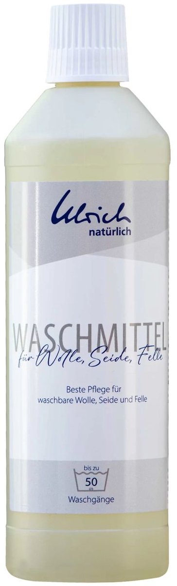 Wolwasmiddel 500 ml Vloeibaar met Lanoline voor Wol en Zijde