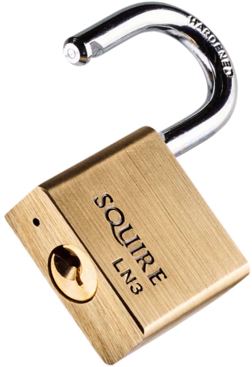 Squire Lion LN3 - Hangslot - Kofferslot - Messing slot - Compact slotje - 30 mm