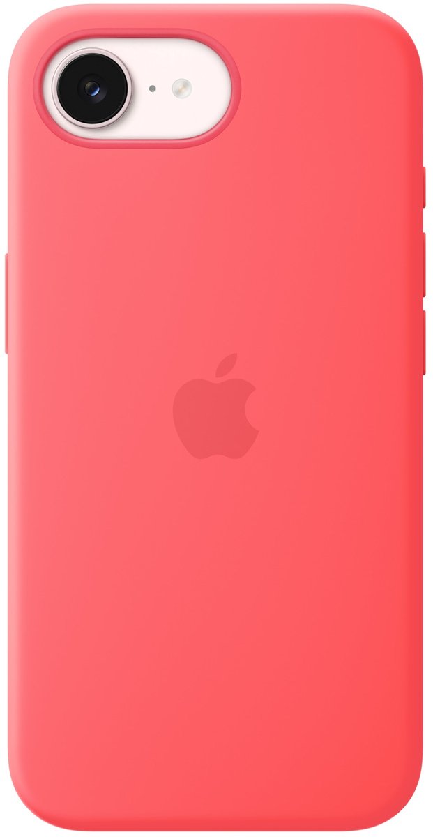 Apple Siliconenhoesje met MagSafe voor iPhone 17e - Guaveroze