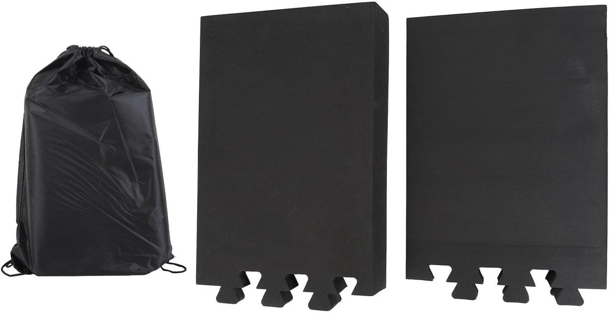 Squat Blokken - Kuit Brancard - Onderlichaam Trainen - Antislip Ontwerp - 41 x 25 x 8 cm - Zwart