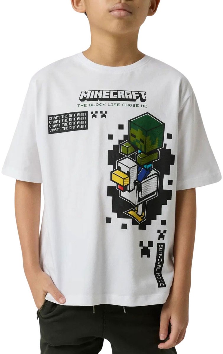 Name It Minecraft Crew Shirt Junior - Maat 116