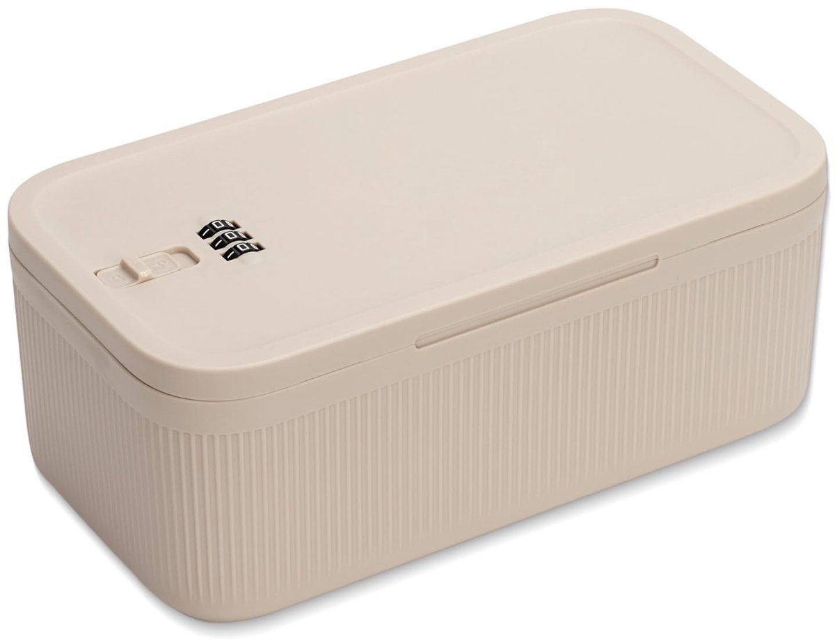 Dailygoods- Afsluitbare Doos - Opbergdoos met Cijferslot - Draagbare Veiligheidsbox - Schokbestendig - Waterdicht - Afmetingen 24 x 13 x 9,6 cm - Opbergbox