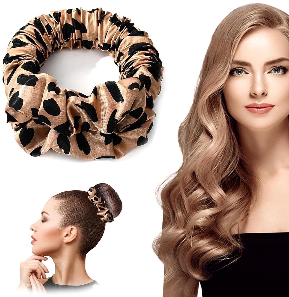 Dailygoods- Haarelastiek zonder hitte - Slaaphaarelastiek - Herbruikbaar - Duurzaam - Milieuvriendelijk - Schonendes styling - Haarband