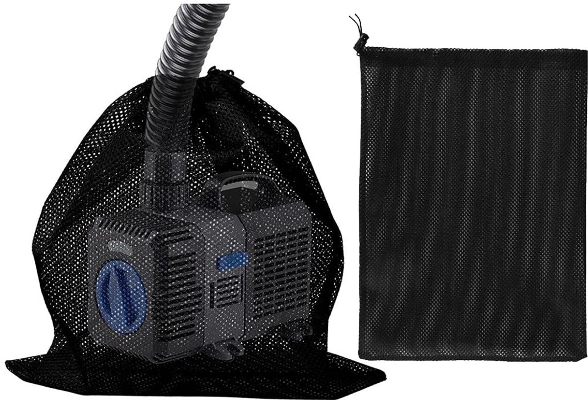 Dailygoods- Filterzak 45 cm x 45 cm - Anti-verstopping - Stevig Gaas - Pomp Filterzak - Bescherming tegen Vuil - Compatibel met Vijverpompen - Pompfilter