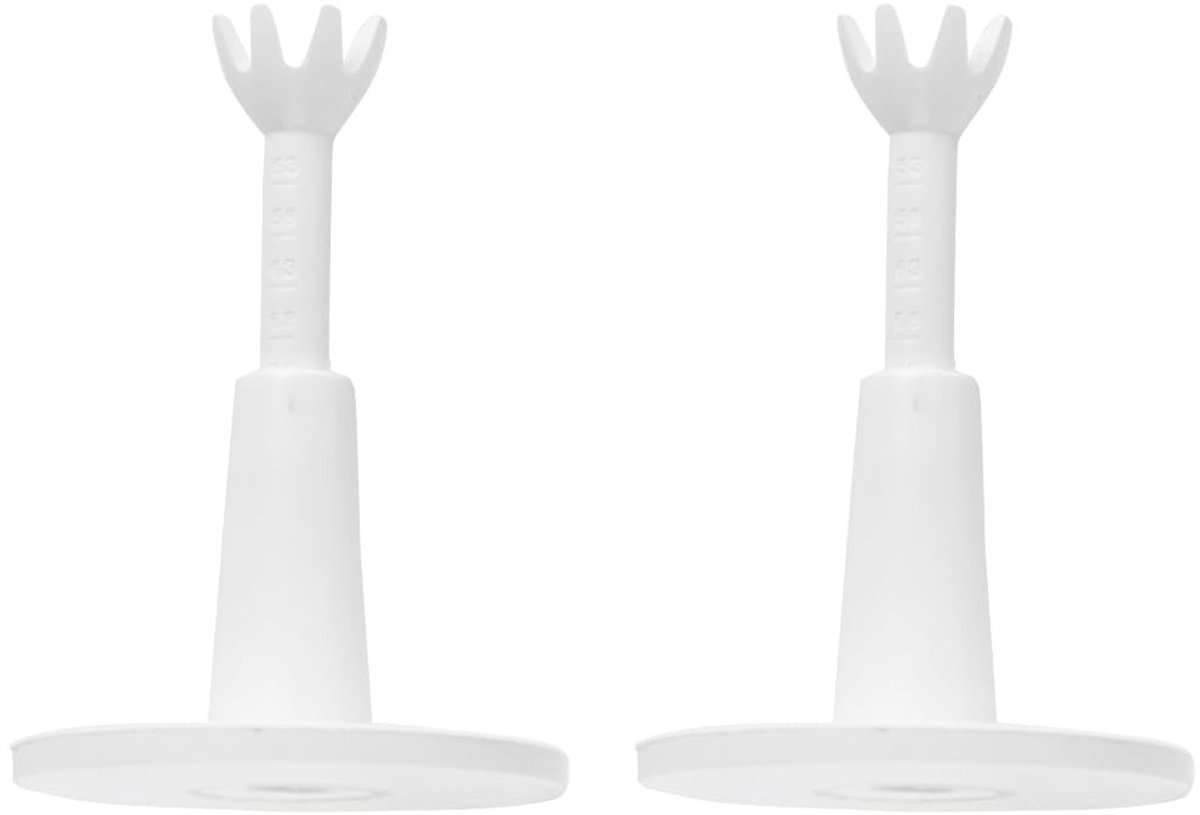 Dailygoods- Golf Tees Hoogte Verstelbaar - 2 Stuks - Rubber - Lichtgewicht - Herbruikbaar - Stabiele Basis - 8-Punts Kroontoppen - Golfballenhouder