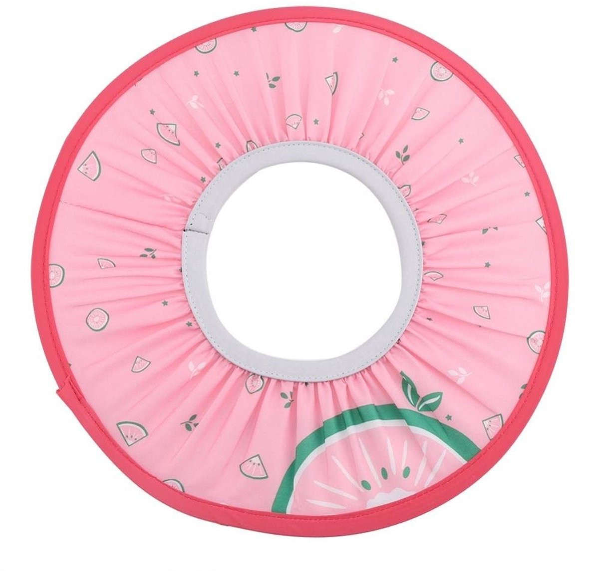 Dailygoods- Babydouchemuts Waterdicht - Zachte Beschermhoes - Voor Baby's/Peuters - Buitendiameter 28,5 cm - Binnendiameter 12 cm - Lichtgewicht 42 g - Badmuts
