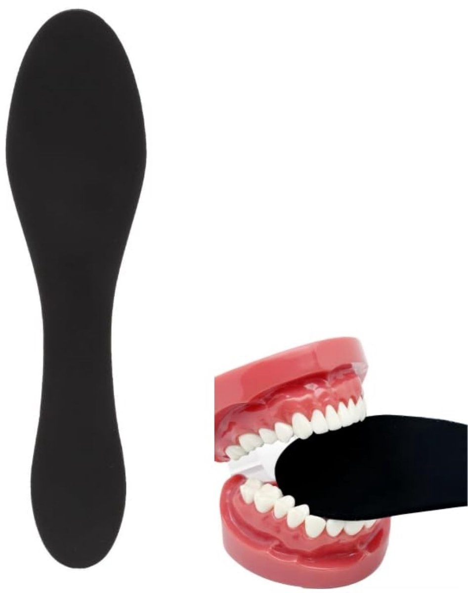 Dailygoods- Contrastplaat Flexibele Siliconen - Achtergrond Tandfotografie - Duidelijke Beelden - Opvouwbaar - Verstelbaar - Essentieel voor Diagnose - Tandfoto Achtergrond