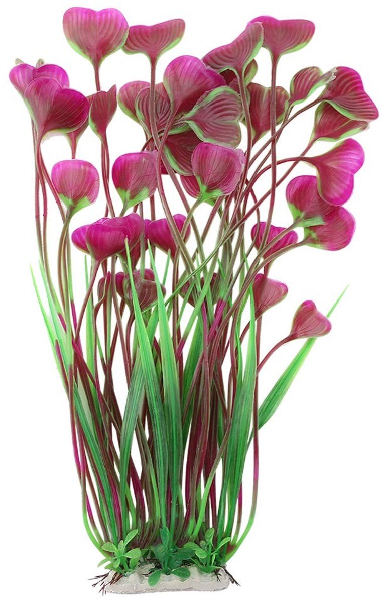 Dailygoods- Watergras Realistisch - Aquariumdecoratie - Kunststof - 40 cm Hoog - Niet Giftig - Onderwaterwereld Creëren