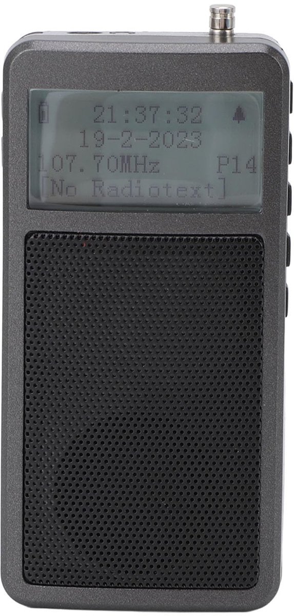Dailygoods- FM Radio Draagbaar - Handheld Bluetooth Radio - 30 Opslagbare Stations - Oplaadbare Batterij - Stereo Geluidseffect - ABS Materiaal - Draagbare Radio