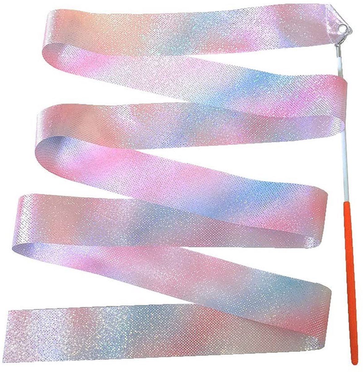 Dailygoods- Ritmische Linten 5 Stuks - 78,7 Inch Gymnastiek Linten - Danslint Kinderen - Twirling Stok - Kleurrijke Streamers - Geschikt voor Training