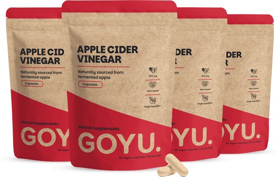GOYU® - Appelazijn Capsules 500 mg Multipack 240