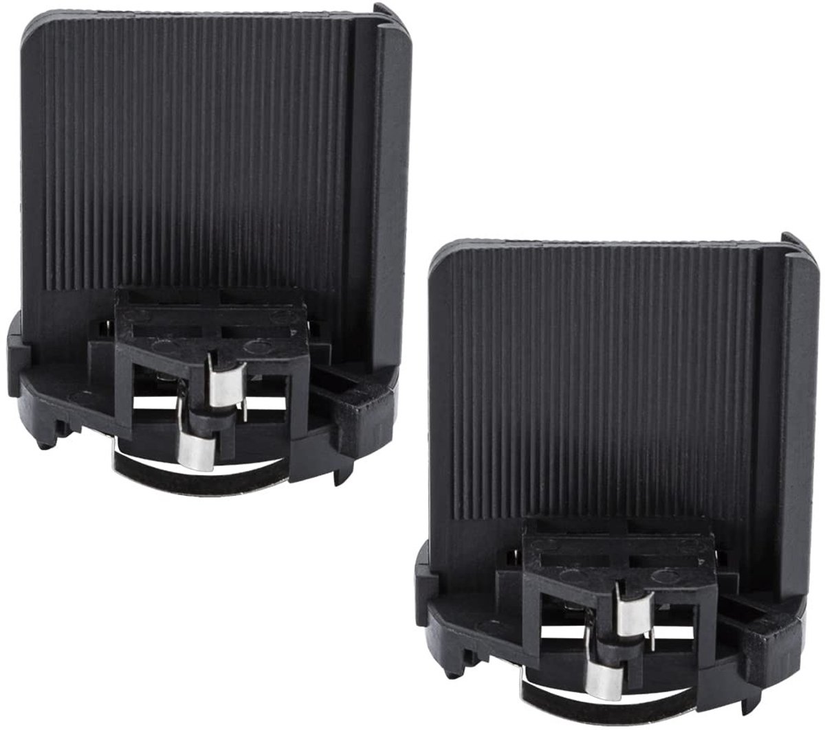 Dailygoods- Halogeenlamp Houders 2 Stuks - H7 Lampfitting - Compatibel met Golf 6/7 - Tiguan - Sharan - Scirocco - Zwart PPS Materiaal