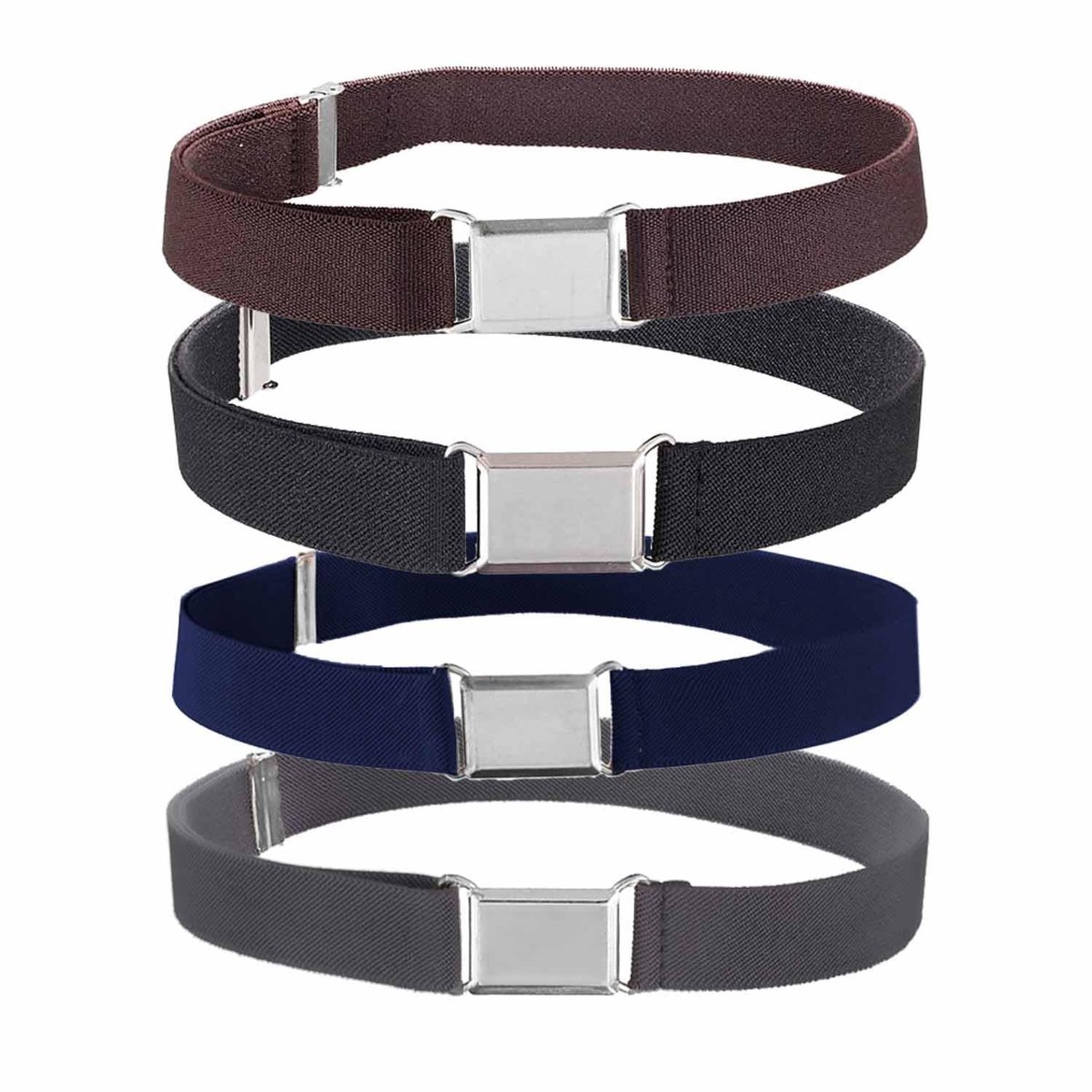 Dailygoods- Kinderriem Verstelbaar - Elastische Riem - Kinderriem zonder Gesp - Kinderriem Jongen/Meisje - Geschikt voor Peuters - Eenvoudig in Gebruik - Kindergordel