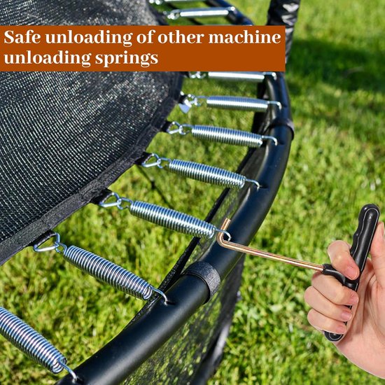 Veer Gereedschap Set - Haak Tool - Onderhoud Voertuigen - Ergonomische T-greep - 4 Delig - Zwart van veer — afbeelding 2