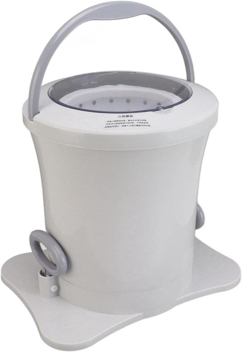 Drogers Kledingdroger Kleding Drogen Snel Centrifugeren 42x42x33 cm Wit
