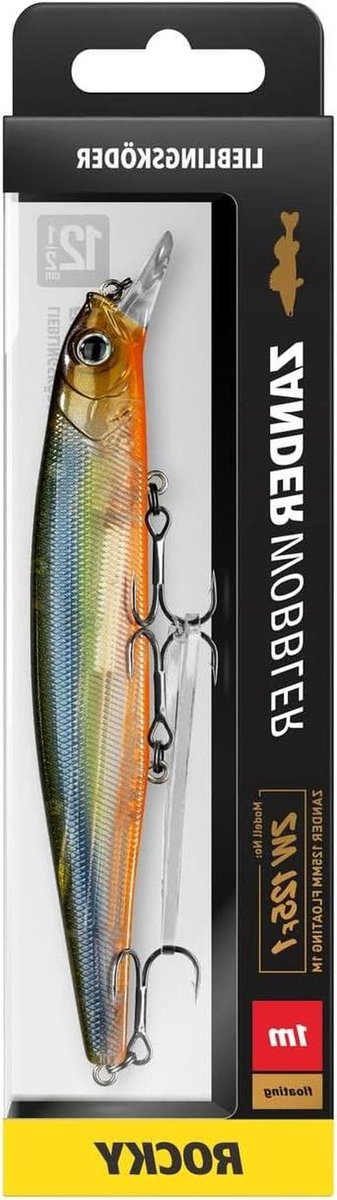 Snoekbaars Wobbler - Kunstaas Vissen - Vissen Op Snoekbaars - Gedetailleerd Ontwerp - 125 mm 20 g - Rocky
