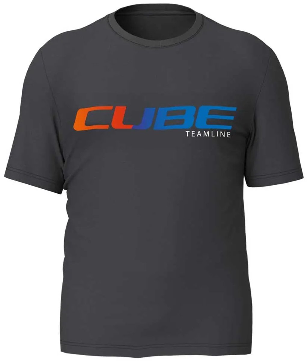 Cube Teamline T-shirt Met Korte Mouwen Man Zwart