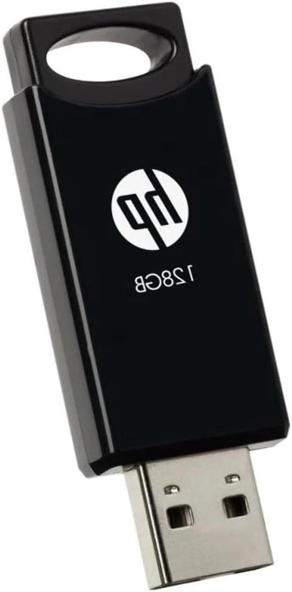 USB Stick - Geheugenstick Opslag - Bestanden Overzetten - Schokbestendig Ontwerp - 128GB - Zwart