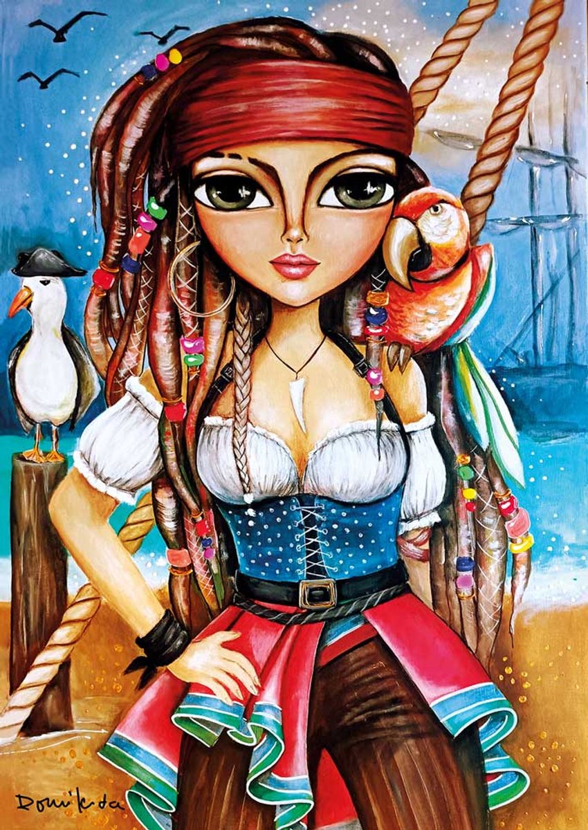 Magnolia puzzel The Beautiful Pirate - 1000 stukjes legpuzzel.