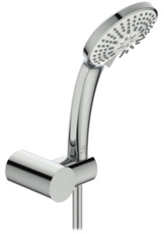Ideal Standard Idealrain badset: doucheslang 125cm handdouche 100mm 3 standen en verstelbare handdouchehouder chroom