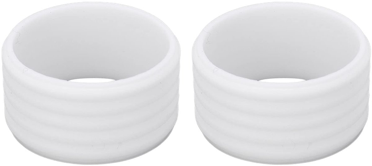 Dailygoods- Tennisracket Grip - Zweetabsorberende Siliconen Ring - 2 Stuks - Antislip Handvat - Versterkte Bevestigingsring - Lichtgewicht 5g - Overgrip