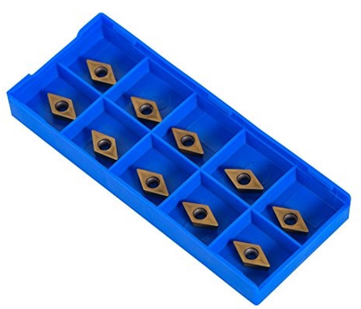 Dailygoods- Freesbit - 10 Stuks - Hoogwaardige Carbide - Snij-inserts - Voor CNC - Scherpe Snijkanten - Langdurige Levensduur - Snijgereedschap