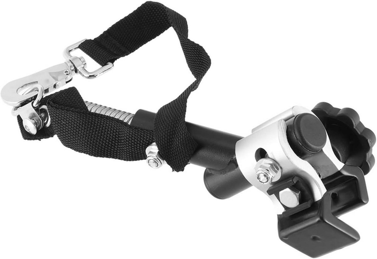 Fietskar Koppelstuk - Aanhanger Adapter - Veilig Vervoer - Gereedschapsloze Montage - 28 cm Pakket - Zwart