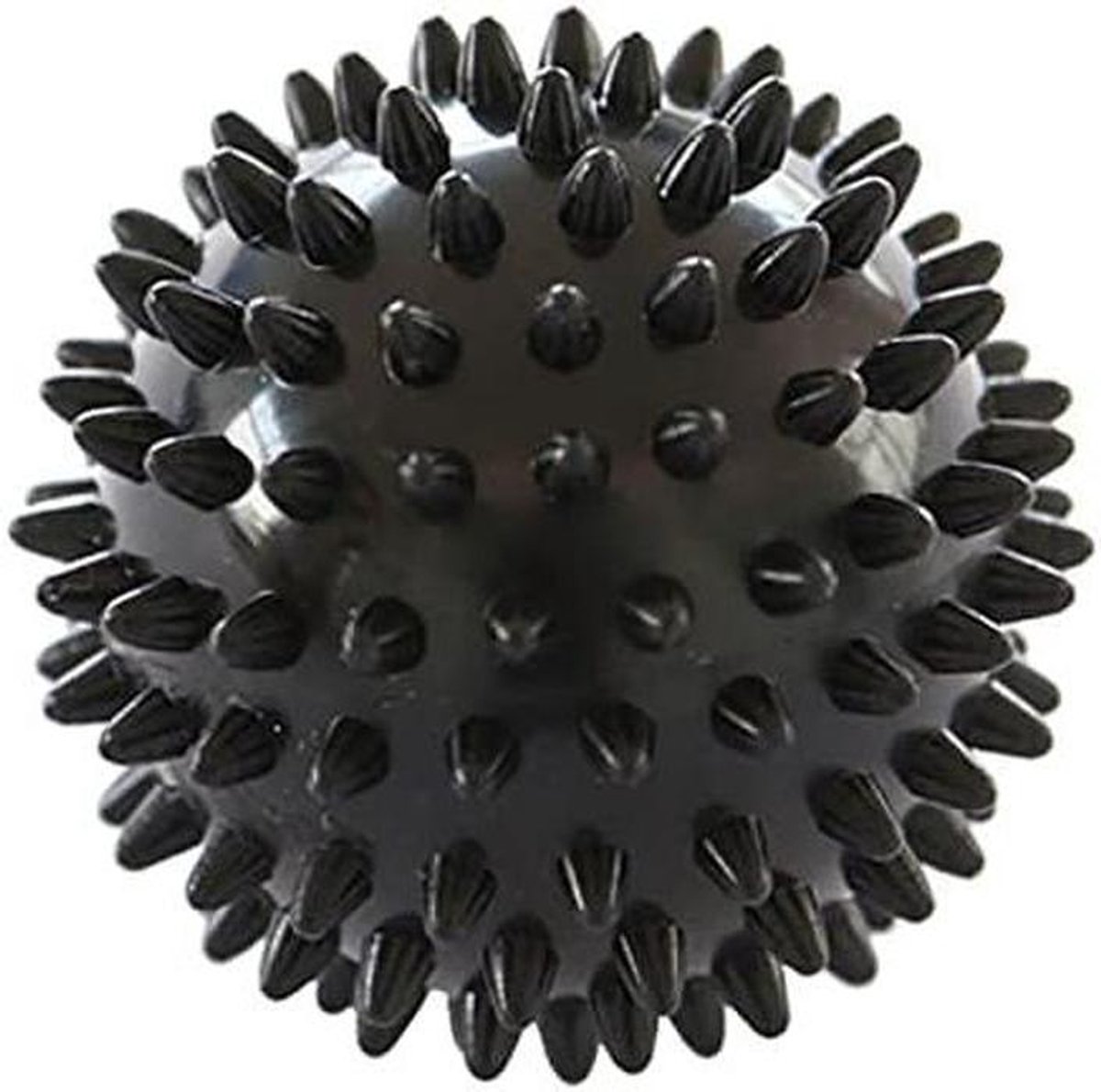 Massagebal - Triggerpoint bal Fitnessbal - Spierontspanning - Met noppen - 65 cm - Zwart