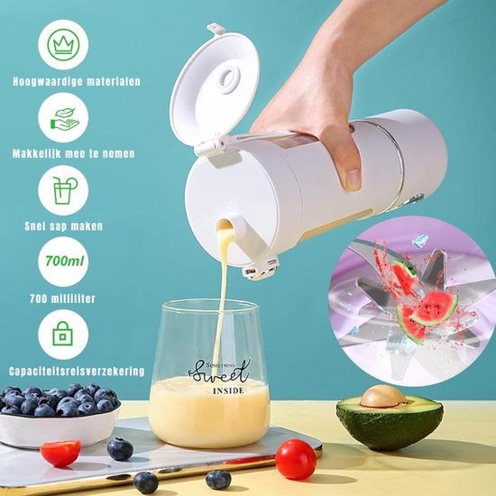 QUOVO® Milkshake Machine - Milkshake Maker - Smoothie Maker - Wit - 6cm x 1cm x 4cm van Quovo — afbeelding 5