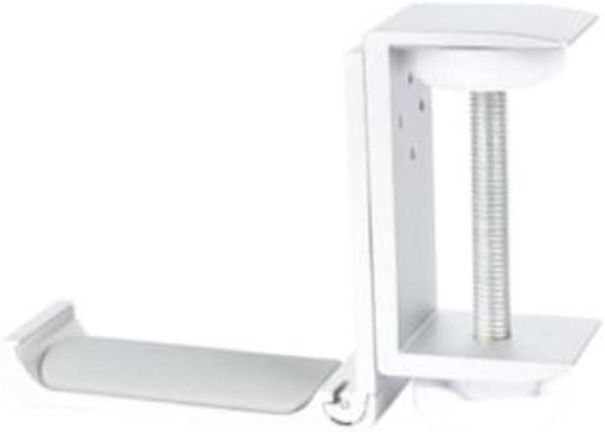 Hoofdtelefoon Houder - Headset standaard - Bureau organiseren - Verstelbare klem - Single head - Wit